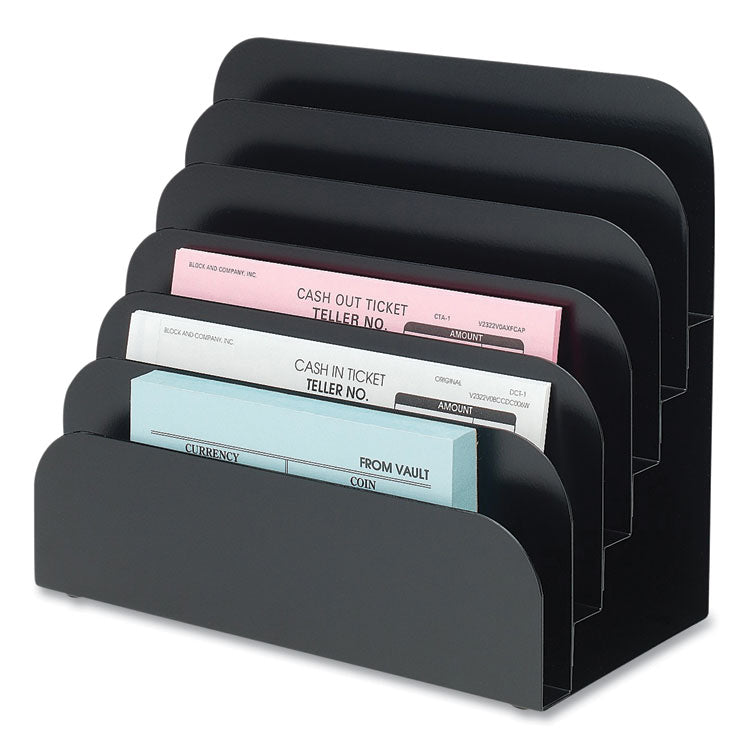 CONTROLTEK - Trays, 6 Compartments, 8.25 x 7.25 x 4, Heavy Gauge Steel, Black