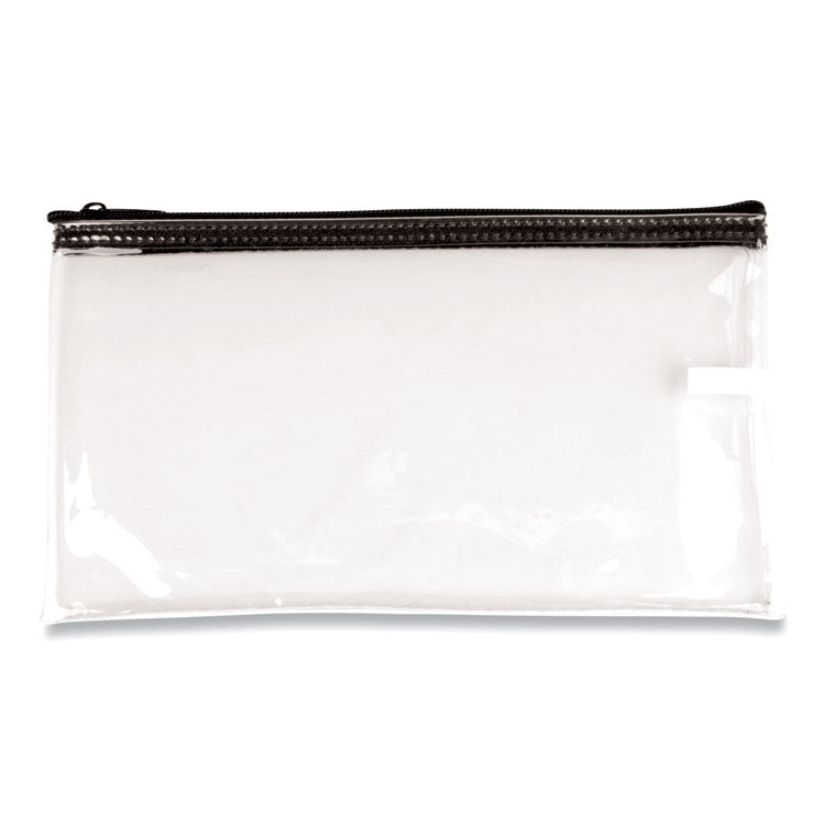 CONTROLTEK - Multipurpose Zipper Bags, Vinyl, 11 x 6, Clear