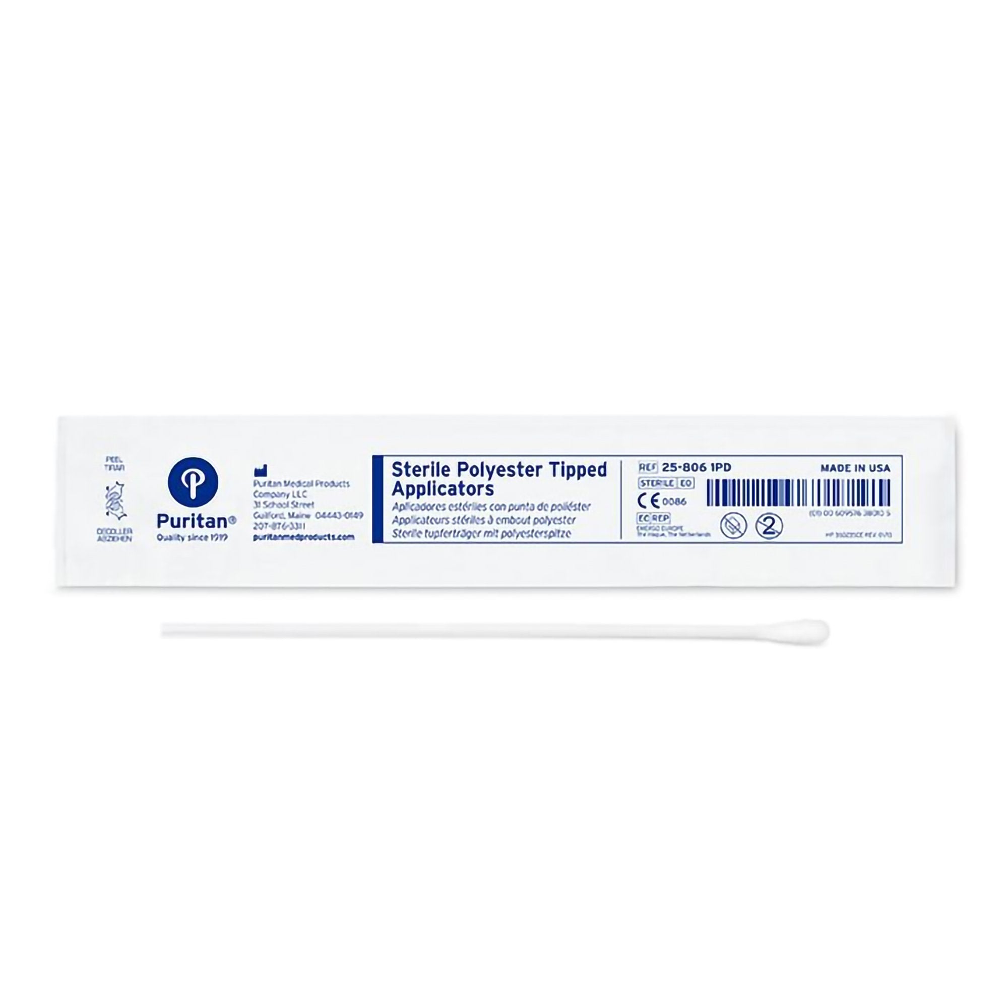 Puritan Medical Products - Puritan® Specimen Collection Swab 6 Inch Length Sterile [100/BX] (59100_BX)