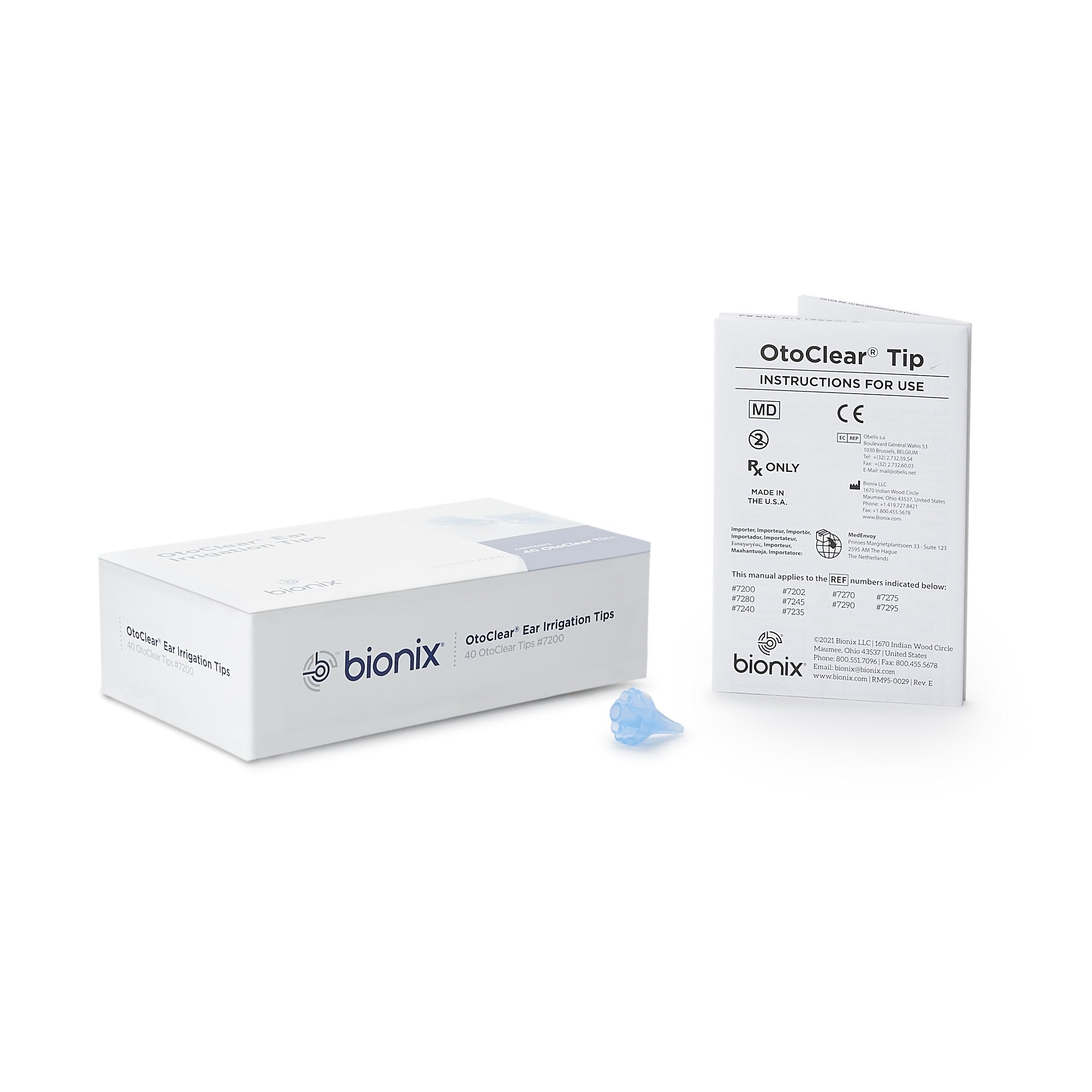 Bionix - Ear Irrigation Tip OtoClear® For OtoClear® Ear Irrigation Water Pik Part#7245 [40/BX]