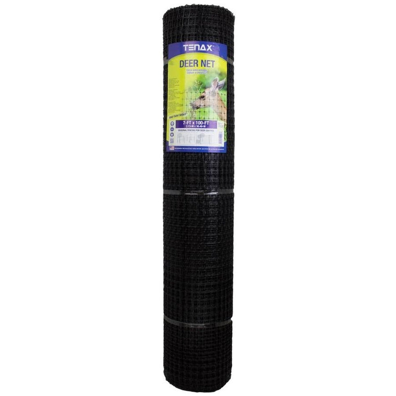 TENAX - Tenax 7 ft. H X 100 ft. L Polypropylene Deer Netting Black