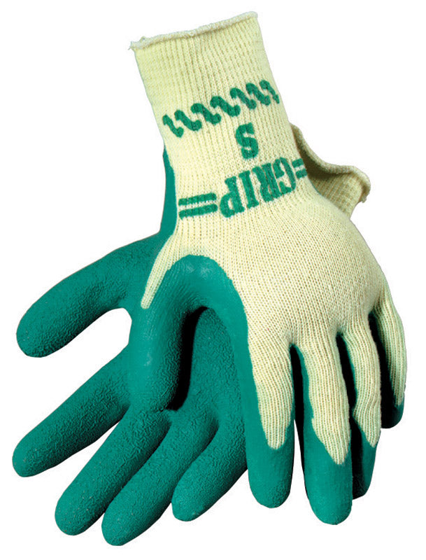 ATLAS - Atlas Unisex Indoor and Outdoor Coated Gardening Gloves Green/Yellow S 1 pair