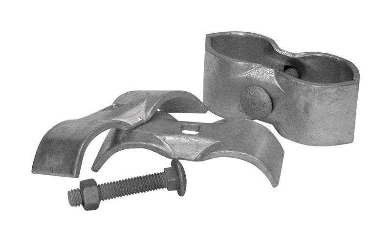 YARDGARD - YardGard 4.75 in. L Galvanized Silver Steel Panel Clamp Set 1 pk