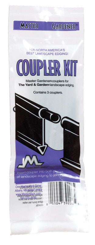MASTER MARK - Master Mark Master Gardener 5.25 in. H Plastic Black Edging Coupler Kit