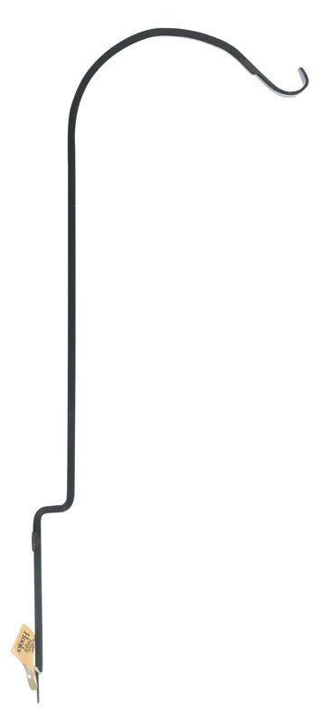 PANACEA - Panacea Black Steel 36 in. H Curved Plant Hook 1 pk