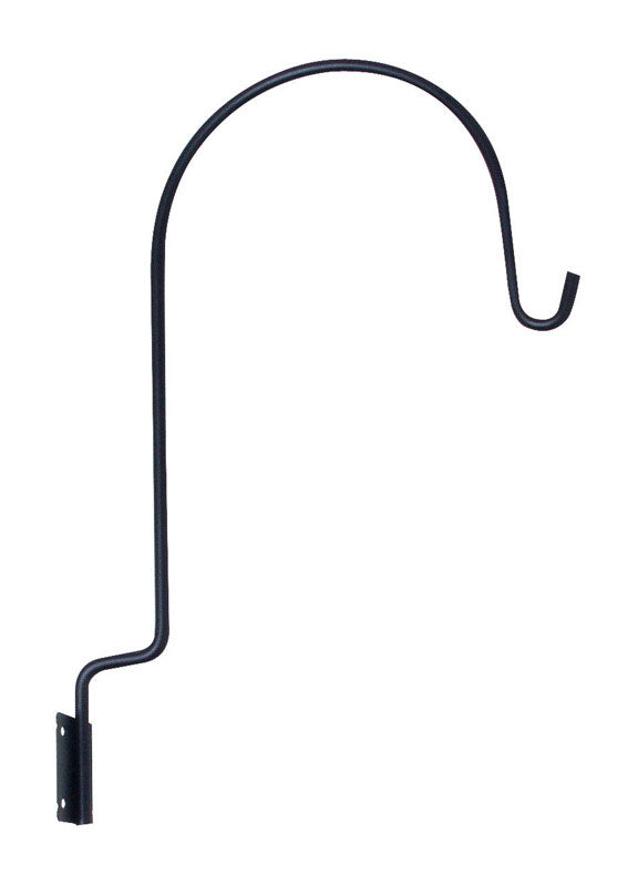 PANACEA - Panacea Black Steel 12 in. H Crook Plant Hook 1 pk