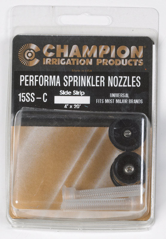 CHAMPION - Champion Plastic 15 ft. Side Strip Sprinkler Nozzle