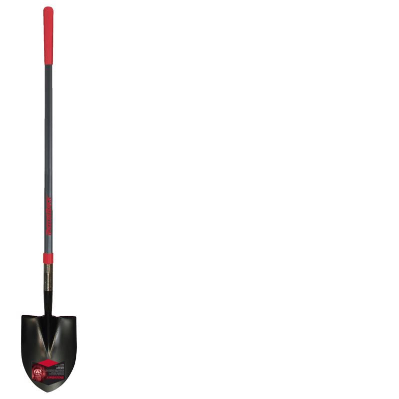 RAZOR-BACK - Razor-Back 59.25 in. Steel Round Digging Shovel Fiberglass Handle