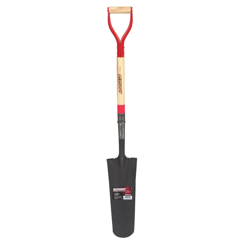 RAZOR-BACK - Razor-Back 45.25 in. Steel Round Drain Spade Wood Handle