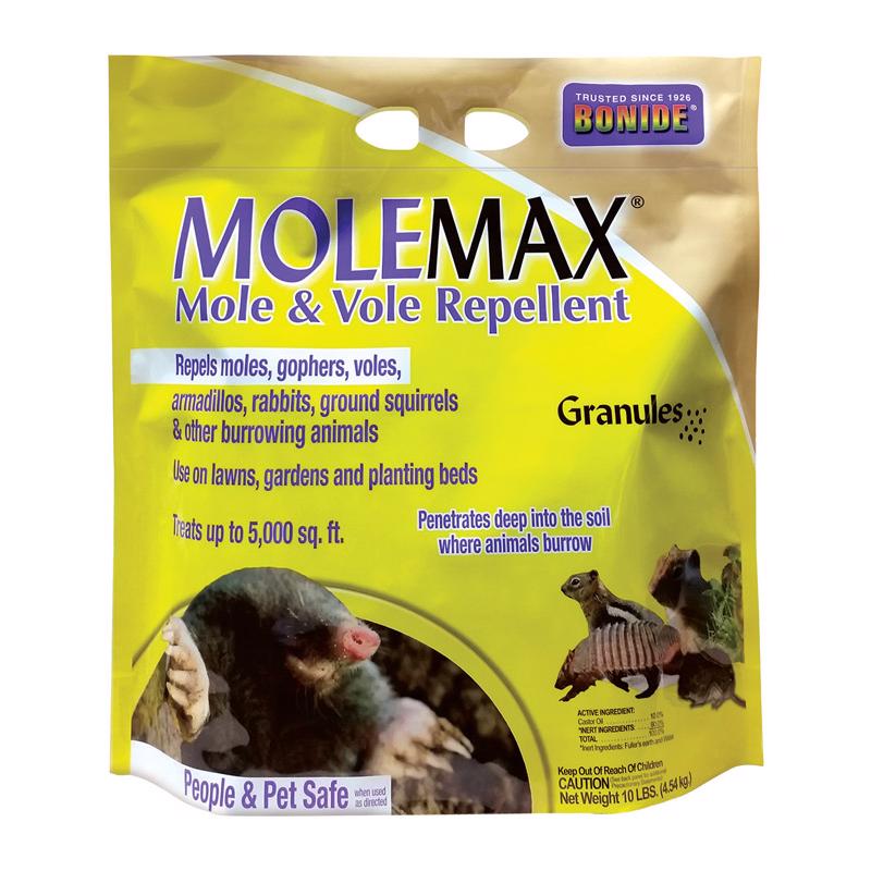 BONIDE - Bonide MoleMax Animal Repellent Granules For Moles and Voles 10 lb