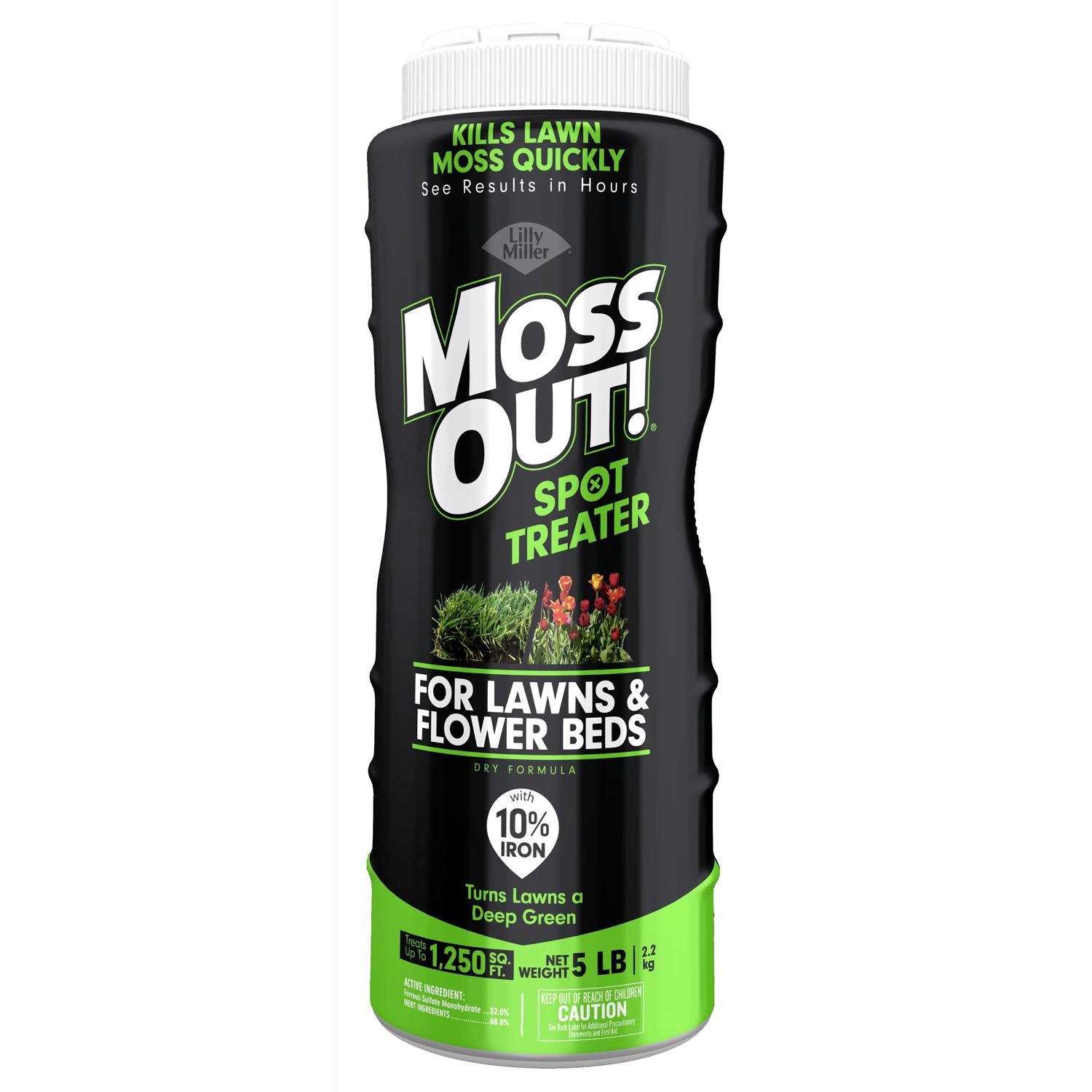 Lilly Miller Moss Out Moss Killer Granules 5 lb - Case of 6