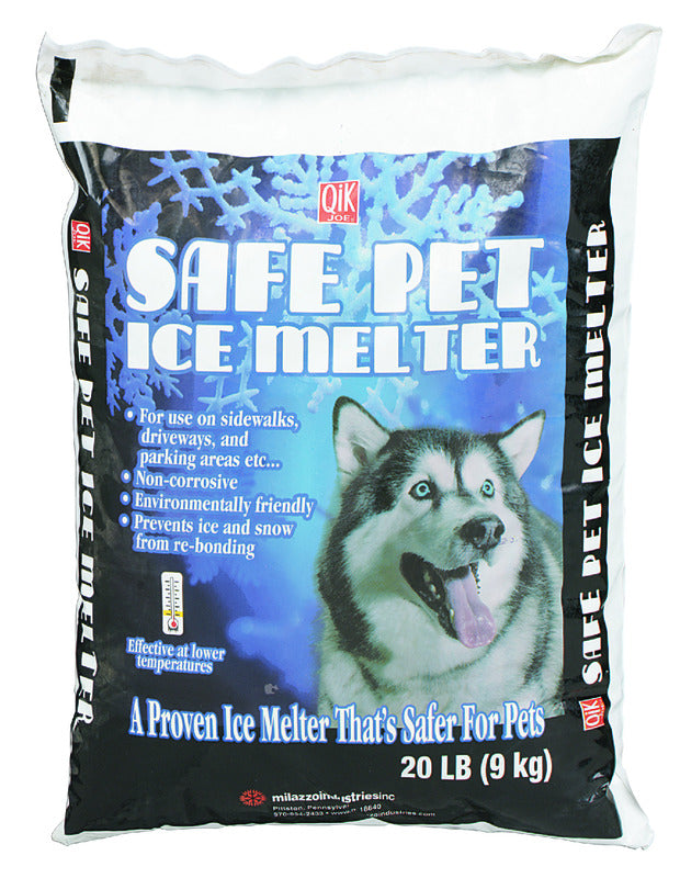 QIK JOE - Qik Joe Safe Pet Magnesium Chloride Pet Friendly Pellet Ice Melt 20 lb