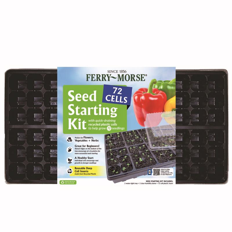 PLANTATION PRODUCTS - Ferry-Morse 72 Cells 11 in. W X 22 in. L Seed Starting Kit 1 pk