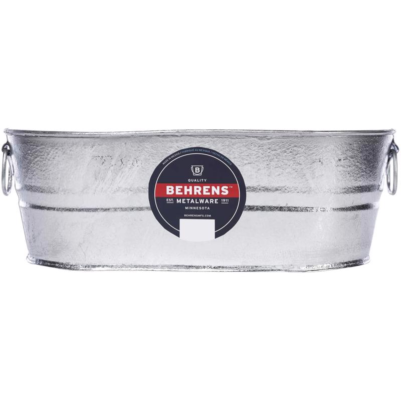 BEHRENS - Behrens 4 gal Steel Tub Oval