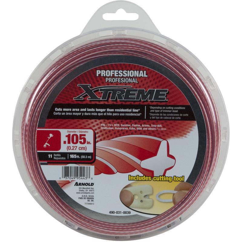 ARNOLD - Arnold Xtreme Professional Grade 0.105 in. D X 165 ft. L Trimmer Line