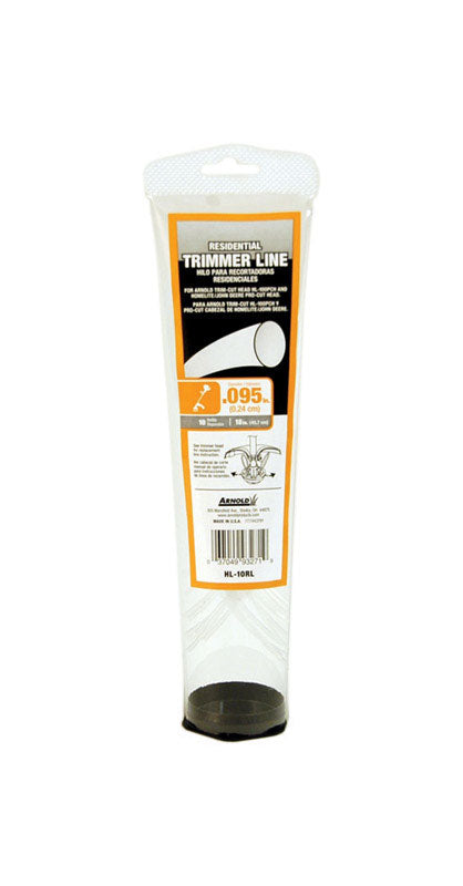 ARNOLD - Arnold Residential Grade 0.095 in. D X 15 in. L Trimmer Line