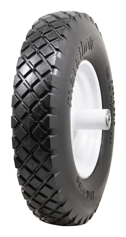 MARATHON - Marathon 8 in. D X 15.5 in. D 500 lb. cap. Centered Wheelbarrow Tire Polyurethane 1 pk [47]