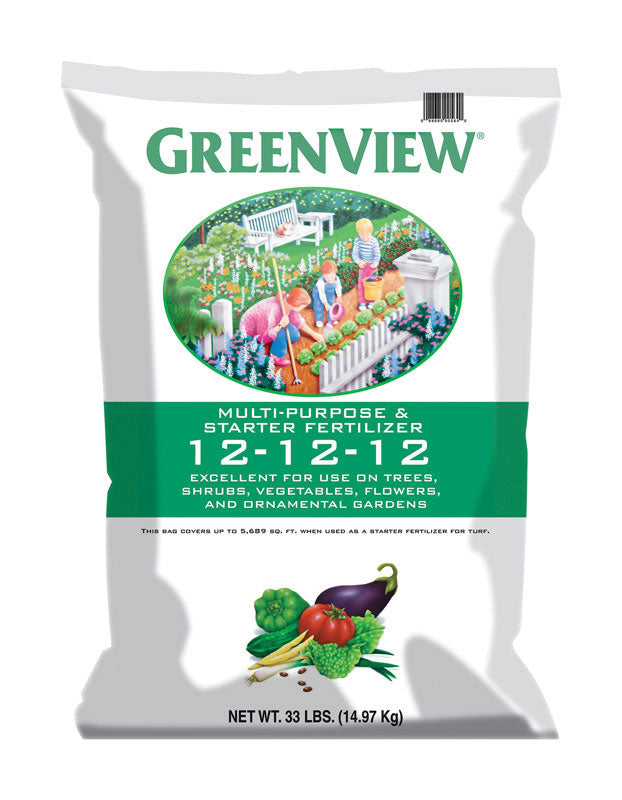 GREENVIEW - GreenView Fruits/Vegetables 12-12-12 Fertilizer 33 lb