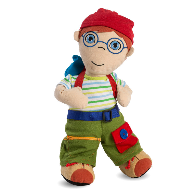 MINILAND EDUCATIONAL - Multicultural Fastening Dolls, Caucasian Boy