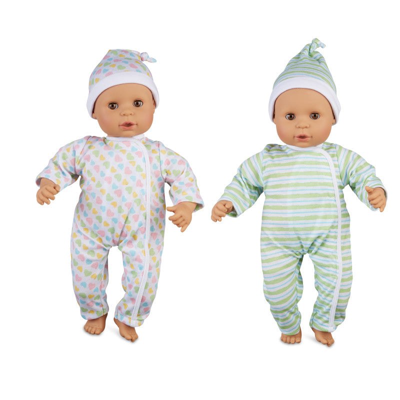 MELISSA & DOUG - Mine to Love Twins Sebastian & Sofia Dolls