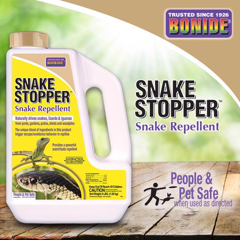 BONIDE - Bonide Snake Stopper Animal Repellent Granules For Snakes 4 lb