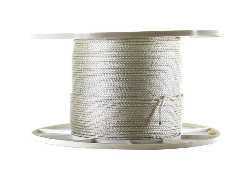 KOCH - Koch 1/8 in. D X 1000 ft. L White Solid Braided Nylon Cord