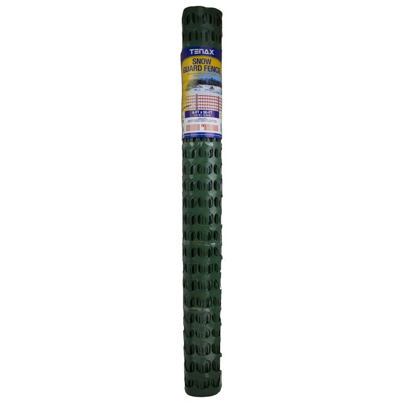 TENAX - Tenax Snow Guard 4 ft. H X 50 ft. L Polyethylene Snow Safety Fence Green