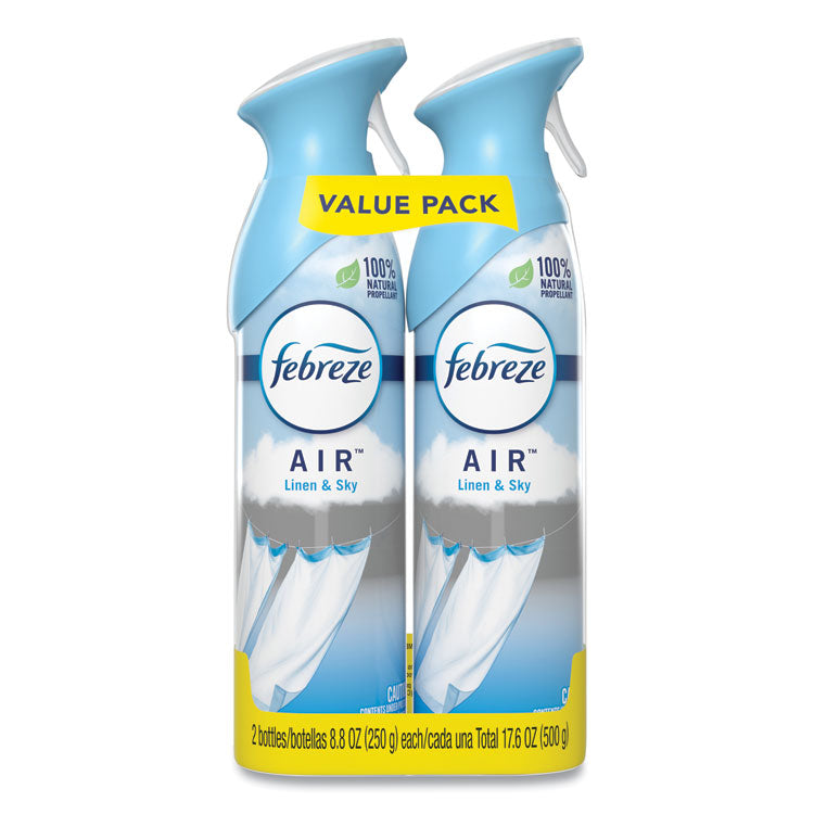 Febreze - AIR, Linen and Sky, 8.8 oz Aerosol Spray, 2/Pack