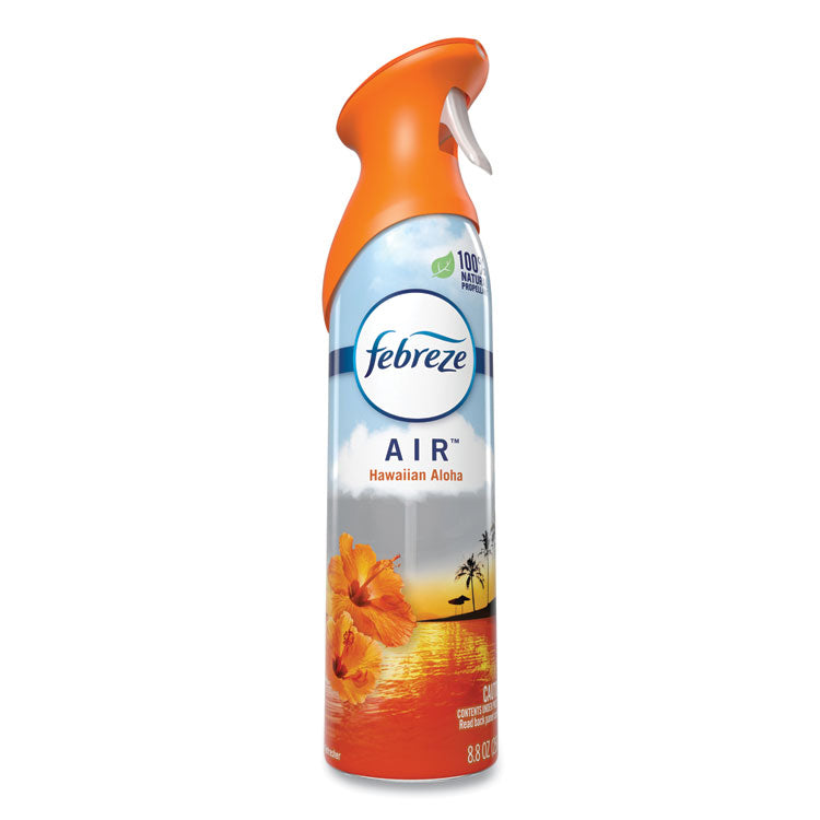 Febreze - AIR, Hawaiian Aloha, 8.8 oz Aerosol Spray, 6/Carton