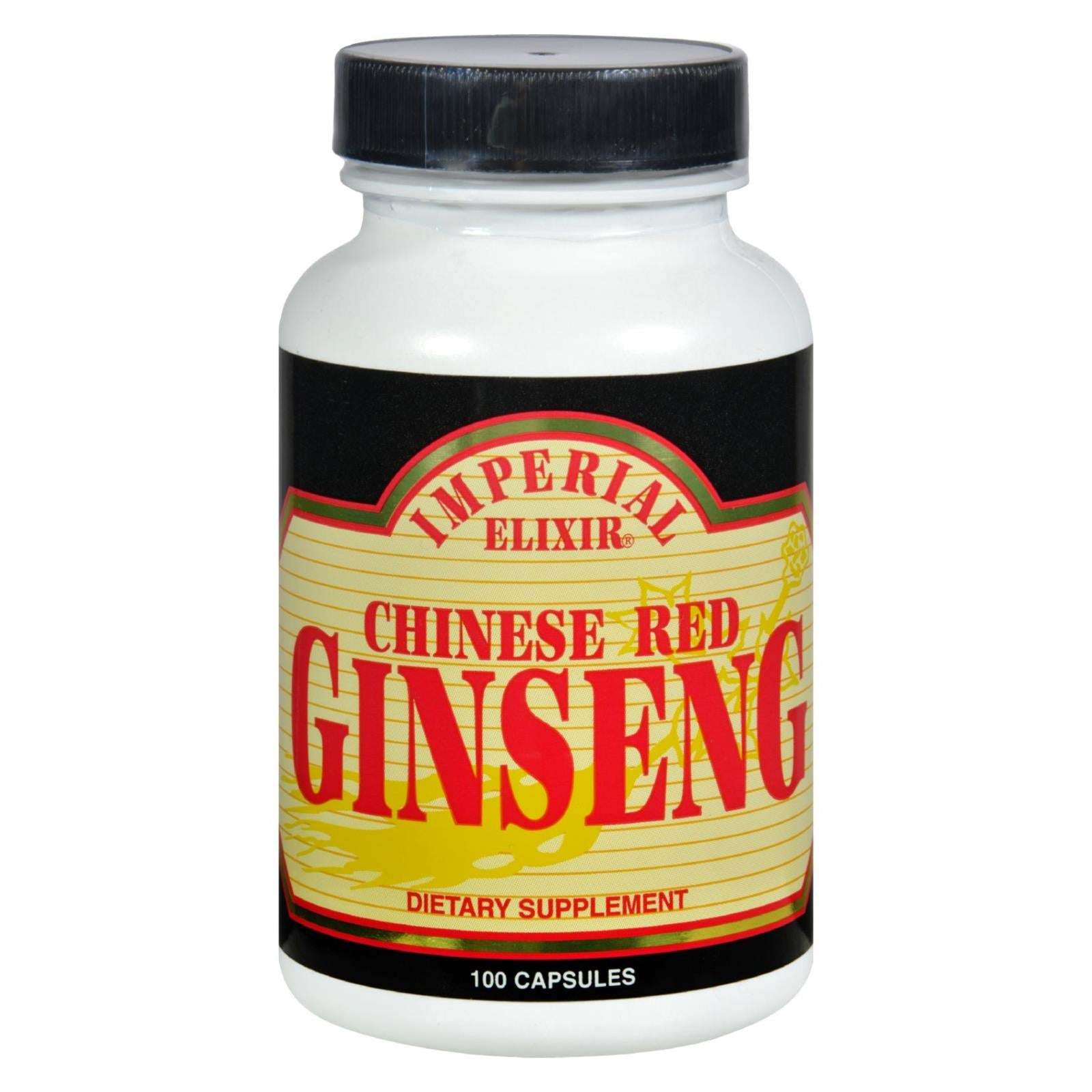 Imperial Elixir Chinese Red Ginseng - 100 Caps