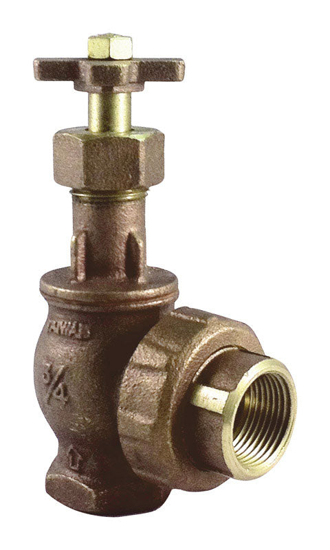 CHAMPION - Champion Angle Valve with Union 3/4 in. 150 psi