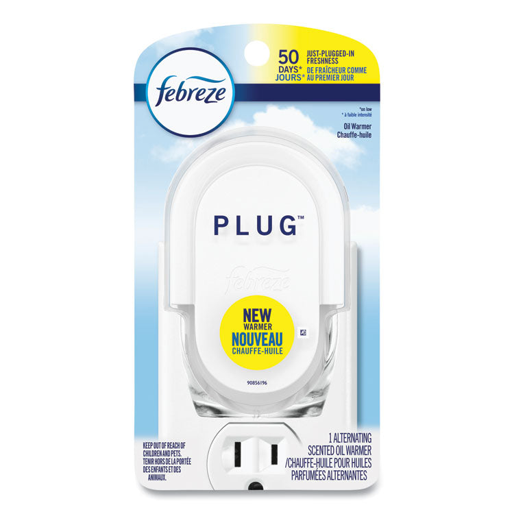 Febreze - PLUG Air Freshener Warmer, 2.5" x 3" x 4", Off White