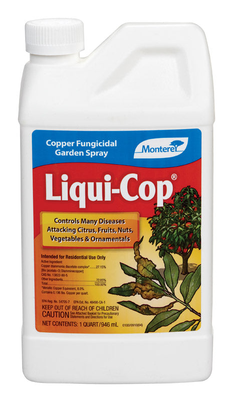 MONTEREY - Monterey Liqui-Cop Concentrated Liquid Fungicide 1 qt