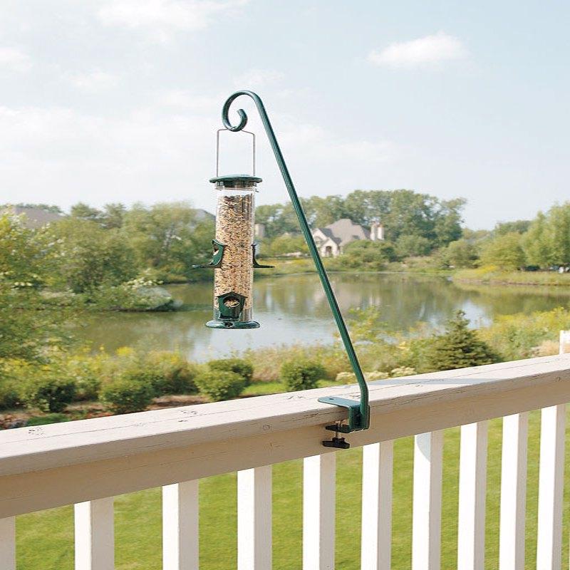 AUDUBON - Audubon Green Steel 32.4 in. H Hang Bird Feeders Plant Bracket 1 pk