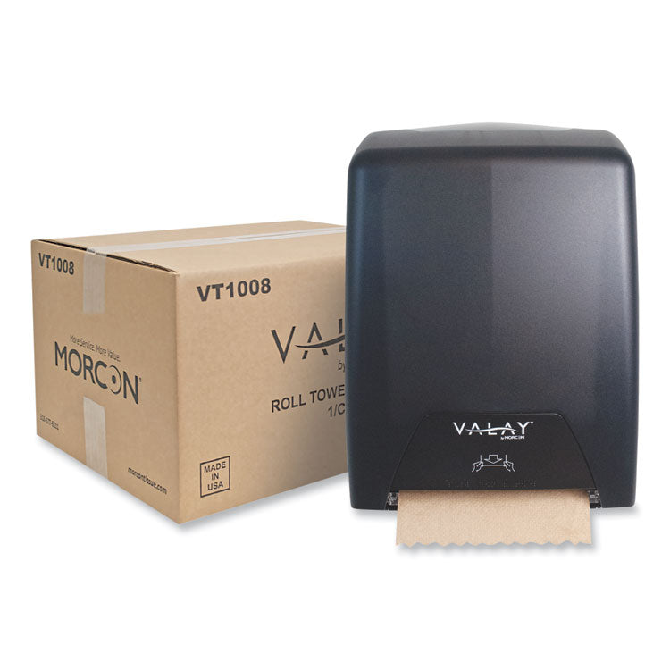 Morcon Tissue - Valay Proprietary Roll Towel Dispenser, 11.75 x 8.5 x 14, Black