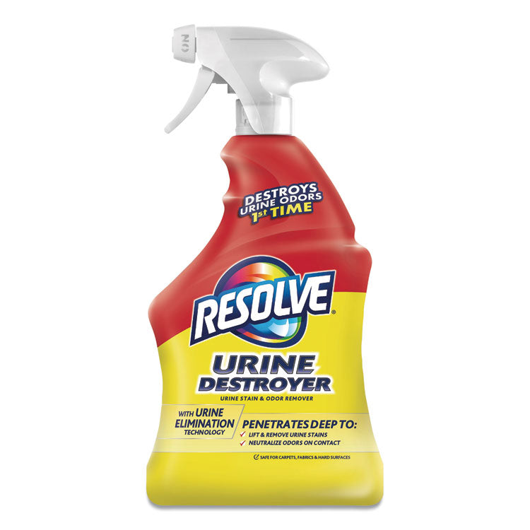 RESOLVE - Urine Destroyer, Citrus, 32 oz Spray Bottle, 6/Carton