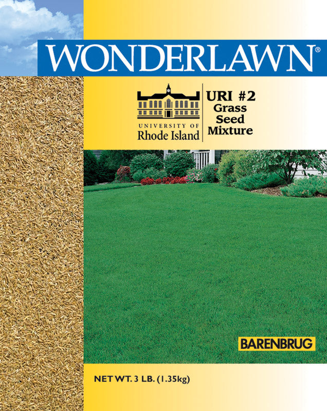 BARENBRUG - Barenbrug Wonderlawn Mixed Full Sun/Light Shade Grass Seed 3 lb