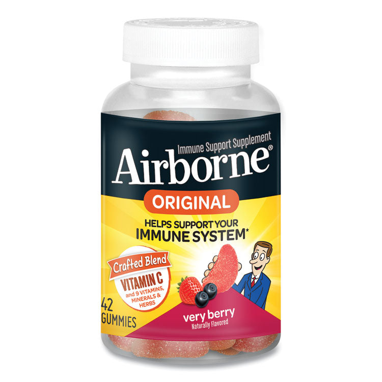Airborne - Immune Support Gummies, Very Berry, 42 Count