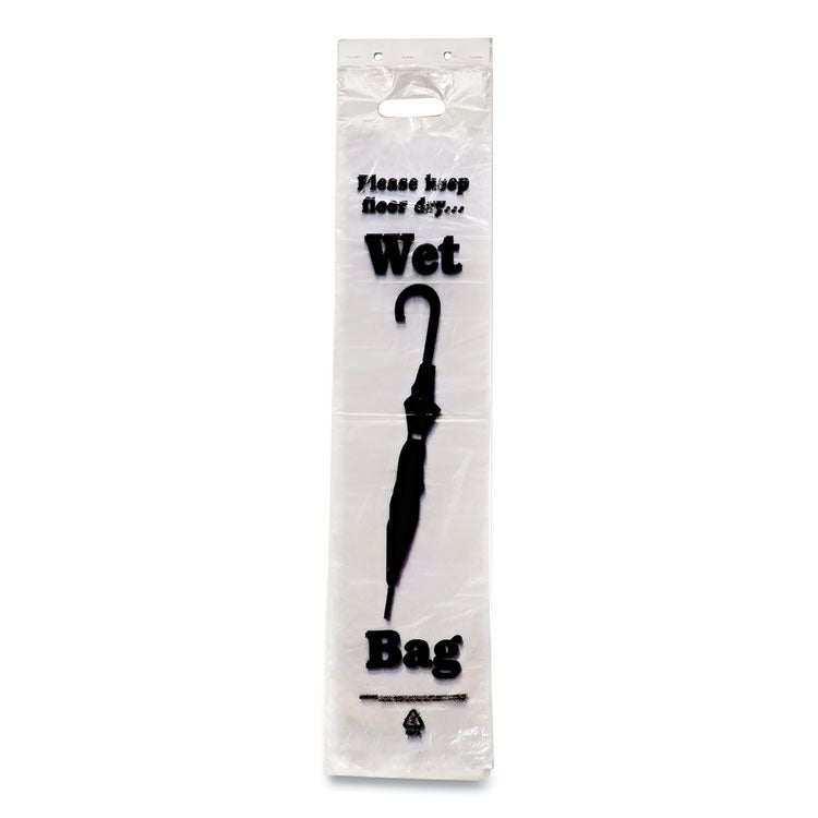 Tatco - Wet Umbrella Bags, 7" x 31", Clear, 1,000/Box