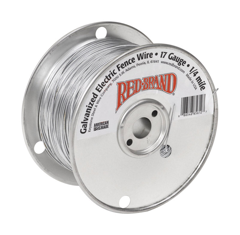RED BRAND - Red Brand Electric-Powered Electric Fence Wire Silver [85612]