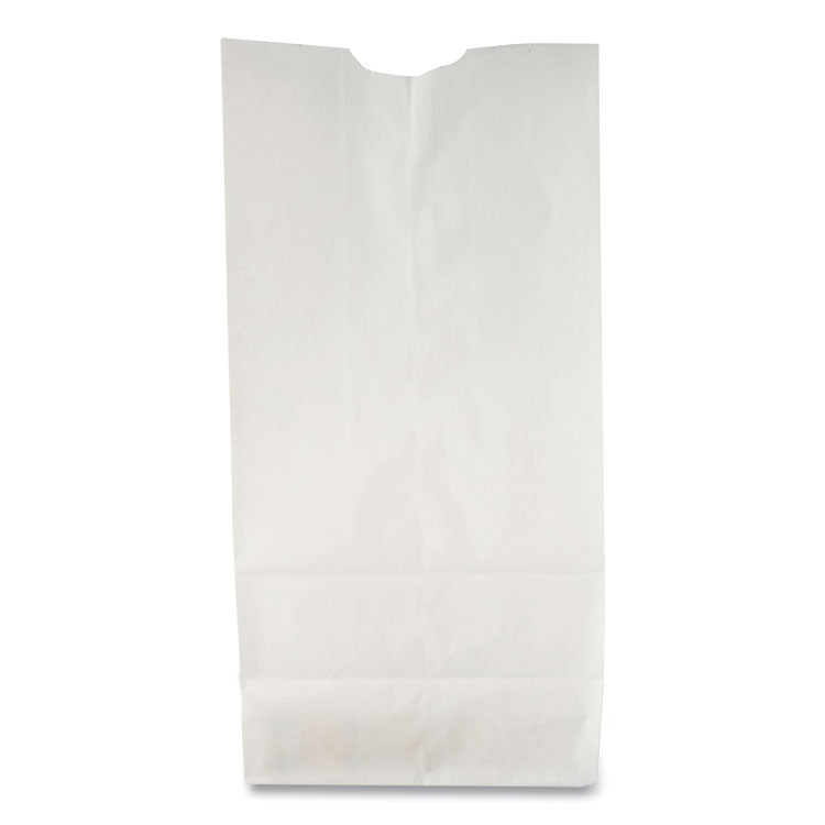 General - Grocery Paper Bags, 30 lb Capacity, #2, 4.31" x 2.44" x 7.88", White, 500 Bags