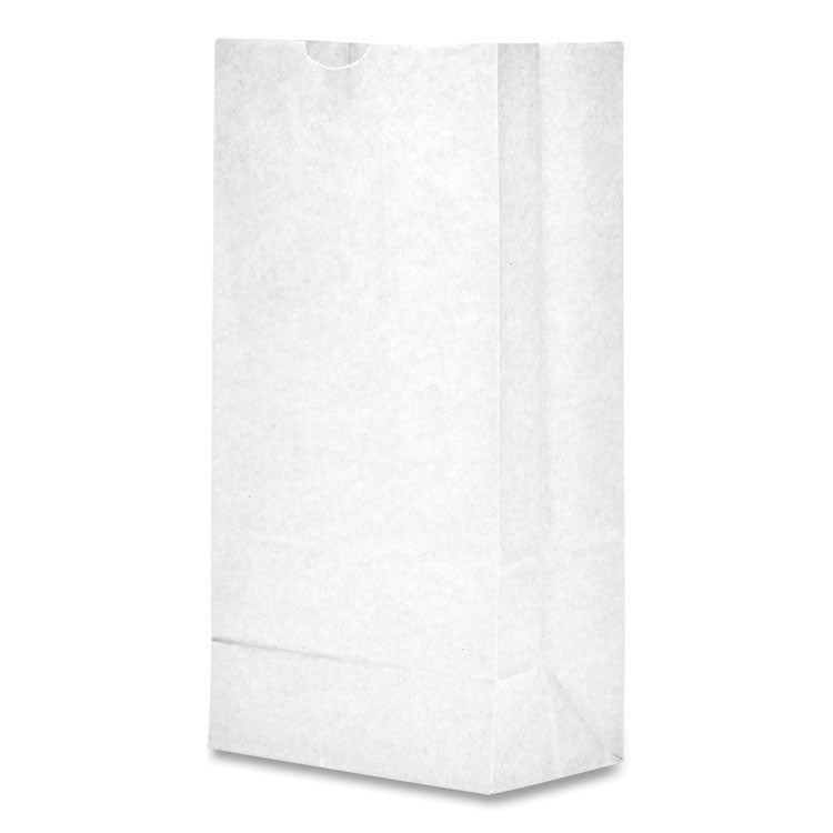 General - Grocery Paper Bags, 35 lb Capacity, #8, 6.13" x 4.17" x 12.44", White, 500 Bags