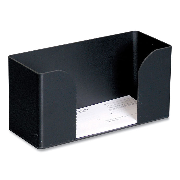 CONTROLTEK - Forms Holder, For Deposit Slips, Tickets, Vouchers, Checks, ABS Plastic, Black