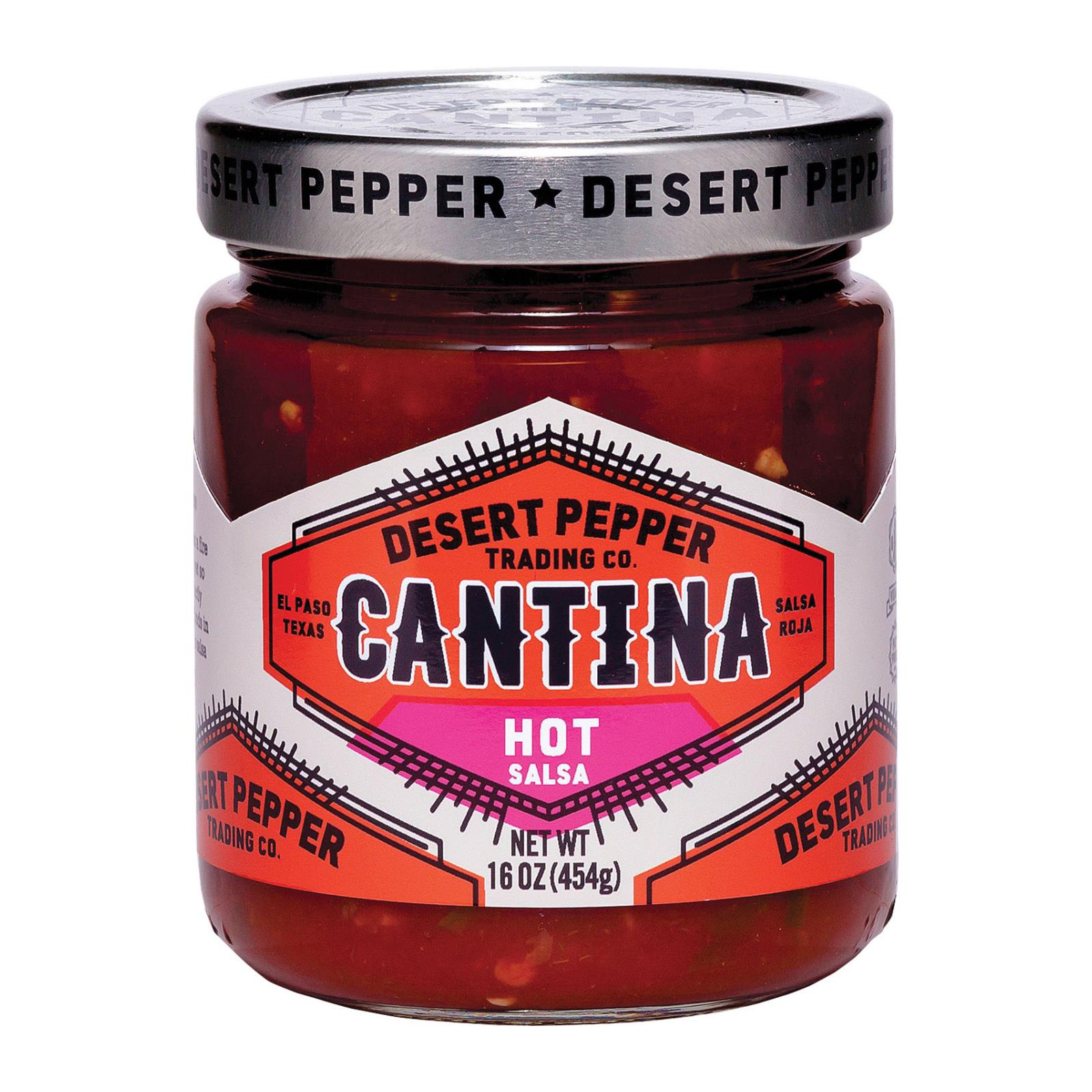 Desert Pepper Trading Cantina Salsa - Hot Red - Case Of 6 - 16 Oz