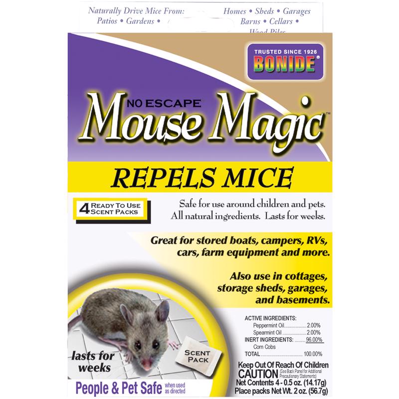 BONIDE - Bonide Mouse Magic Animal Repellent Scent Pouch For Mice 4 pk