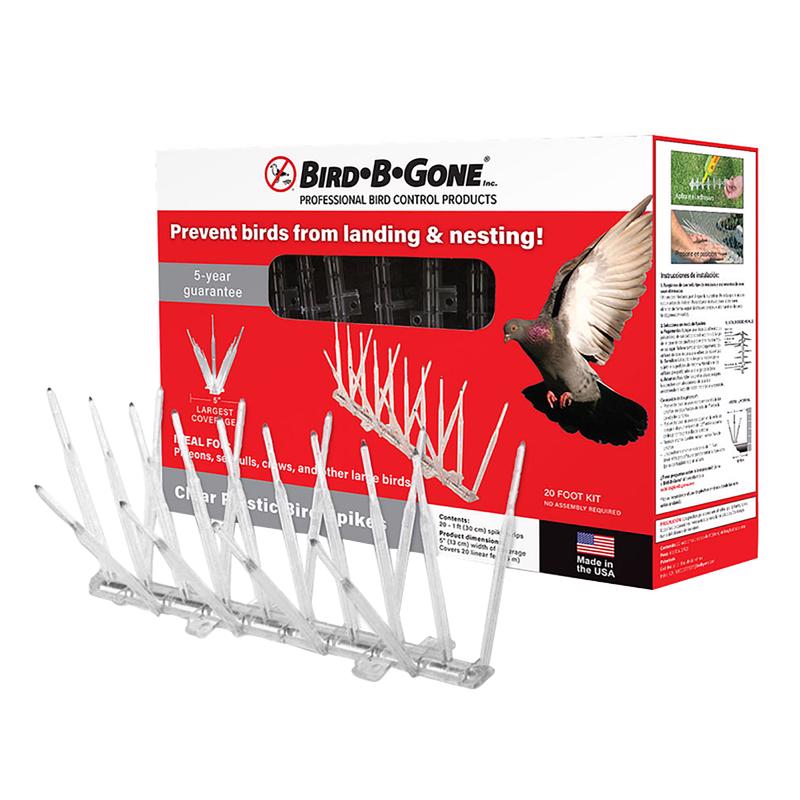 BIRD-B-GONE - Bird-B-Gone Bird Repelling Spikes For Assorted Species 1 pk [MM2000-5/20]