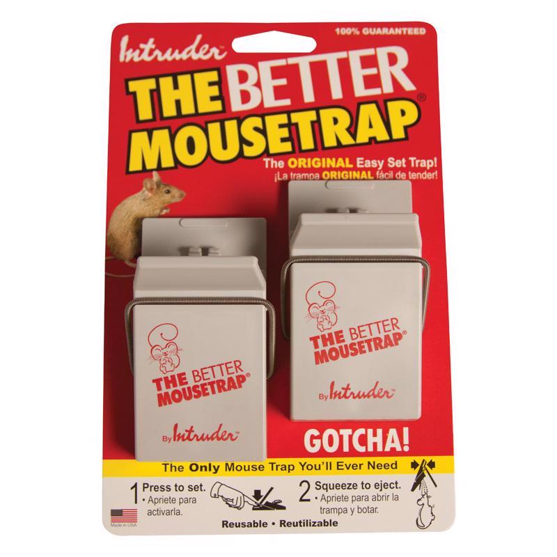 INTRUDER - Intruder The Better Mousetrap Small Snap Trap For Mice 2 pk