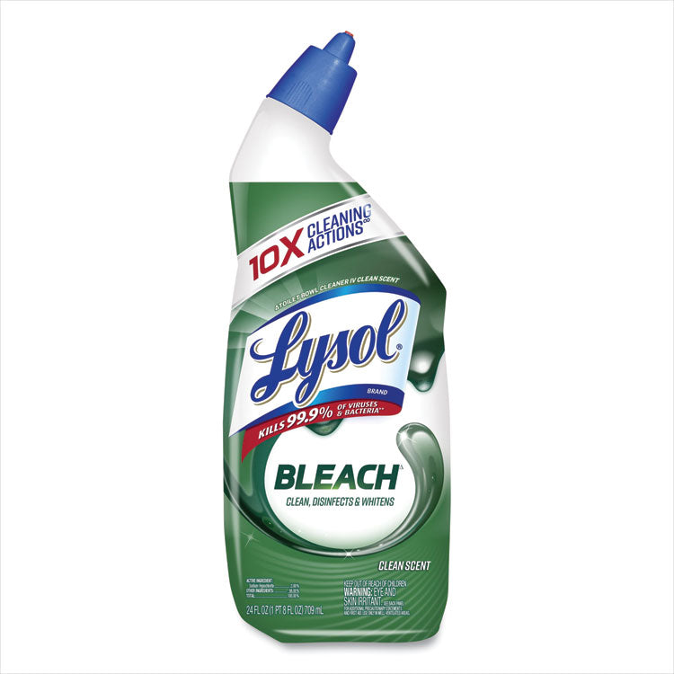LYSOL Brand - Disinfectant Toilet Bowl Cleaner with Bleach, 24 oz