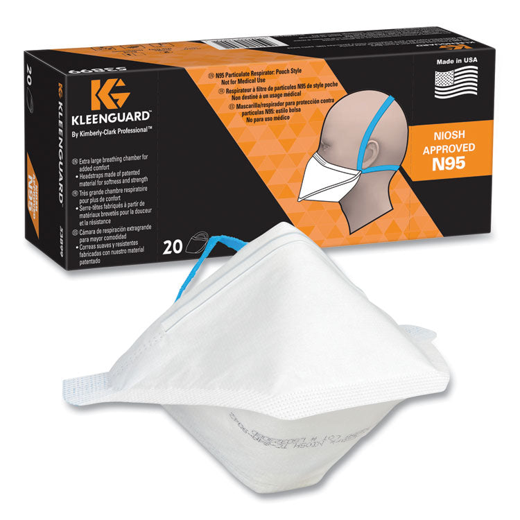 KleenGuard - N95 Respirator, Regular Size, 20/Box