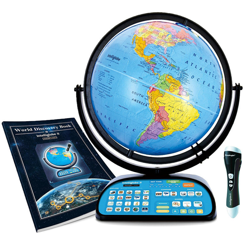 REPLOGLE GLOBES - Intelliglobe™ II Deluxe Interactive Globe, 12"